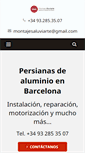 Mobile Screenshot of persianasdealuminioenbarcelona.com